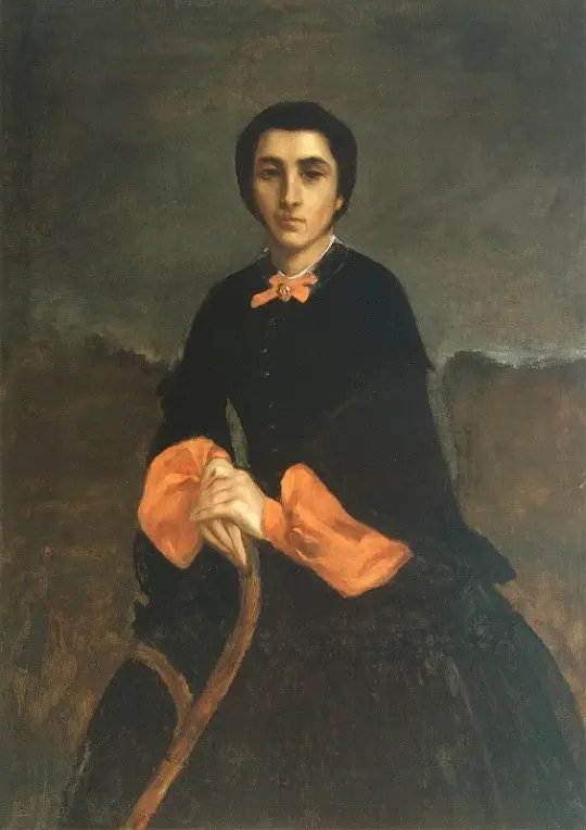 Gustave Courbet | Juliette Courbet – 1860 | Indrammet kunsttryk | Realisme