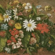Gustave Courbet | Blomster - 1871 | Indrammet kunsttryk | Realisme