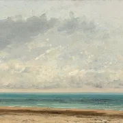Gustave Courbet | Roligt hav – 1866 | Indrammet kunsttryk | Realisme