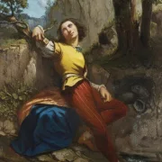 Gustave Courbet | Digteren – 1845 | Indrammet kunsttryk | Realisme