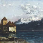 Gustave Courbet | Chillon Slot - 1877 | Indrammet kunsttryk | Realisme