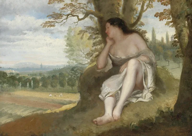 Gustave Courbet | Luren – 1865 | Indrammet kunsttryk | Realisme