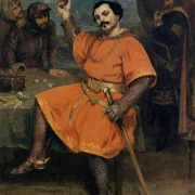 Gustave Courbet | Louis Gueymard som Robert le Diable - 1857 | Indrammet kunsttryk | Realisme