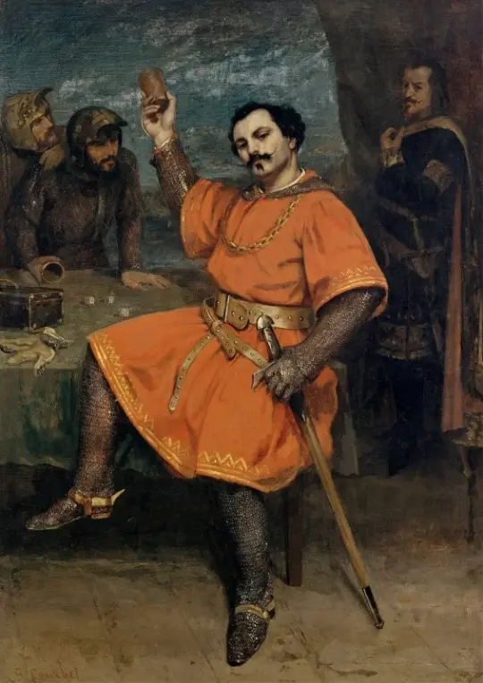 Gustave Courbet | Louis Gueymard som Robert le Diable - 1857 | Indrammet kunsttryk | Realisme