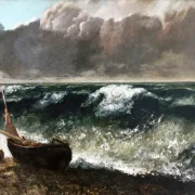 Gustave Courbet | Bølgen - 1869 | Indrammet kunsttryk | Realisme
