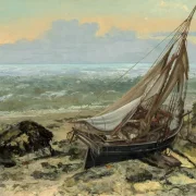 Gustave Courbet | Fiskebåden – 1865 | Indrammet kunsttryk | Realisme