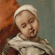 Gustave Courbet | Babyhoved - 1865 | Indrammet kunsttryk | Realisme