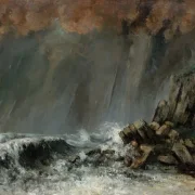 Gustave Courbet | Vandhvirvelen - 1870 | Indrammet kunsttryk | Realisme
