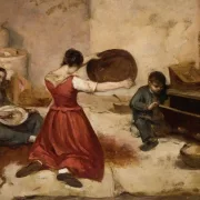 Gustave Courbet | Hvedesigterne - 1855 | Indrammet kunsttryk | Realisme