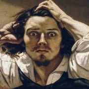 Gustave Courbet | Der Verzweifelte - 1845 | Gerahmter Kunstdruck | Realismus