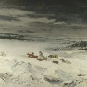 Gustave Courbet | Flid i sneen - 1860 | Indrammet kunsttryk | Realisme