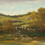 Gustave Courbet | Loire-flodens kilder – 1865 | Indrammet kunsttryk | Realisme