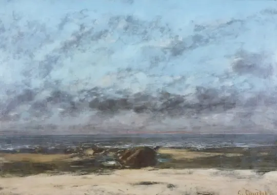 Gustave Courbet | Ewigkeit - 1855 | Gerahmter Kunstdruck | Realismus