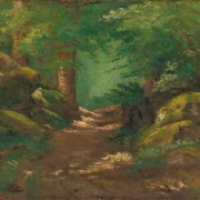 Gustave Courbet | Lysningen - 1866 | Indrammet kunsttryk | Realisme