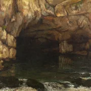 Gustave Courbet | Loue-flodens kilde – 1864 | Indrammet kunsttryk | Realisme