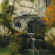 Gustave Courbet – Die Quelle der Lison 1866 | Giclée Kunstdruck gerahmt
