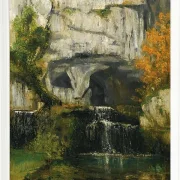 Gustave Courbet – Die Quelle der Lison 1866 | Giclée Kunstdruck gerahmt
