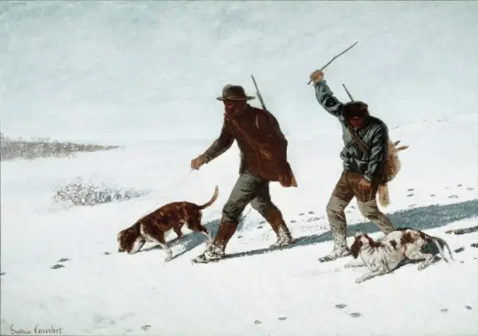 Gustave Courbet | Krybskytterne – 1850 | Indrammet kunsttryk | Realisme