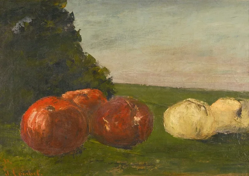 Gustave Courbet | Stillleben – 1871 | Gerahmter Kunstdruck | Realismus