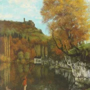 Gustave Courbet | Spejlet fra Scey-en-Varais - 1864 | Indrammet kunsttryk | Realisme