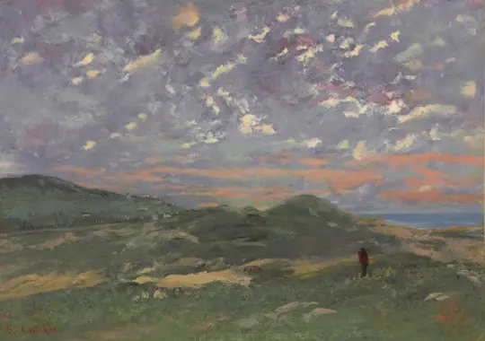 Gustave Courbet | Klitterne ved Deauville – 1866 | Indrammet kunsttryk | Realisme