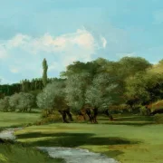Gustave Courbet | La Bretonnerie i Indre-afdelingen - 1856 | Indrammet kunsttryk | Realisme