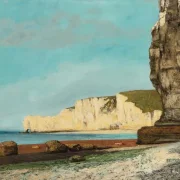 Gustave Courbet | Klipperne – 1870 | Indrammet kunsttryk | Realisme