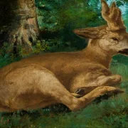 Gustave Courbet | Råbuk – 1870 | Indrammet kunsttryk | Realisme