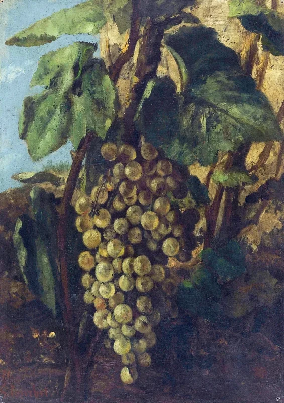 Gustave Courbet | Weintrauben – 1871 | Gerahmter Kunstdruck | Realismus
