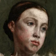 Gustave Courbet | Portræt af en ung kvinde – 1845 | Indrammet kunsttryk | Realisme