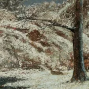 Gustave Courbet | Fawn i sneen i skoven - 1865 | Indrammet kunsttryk | Realisme