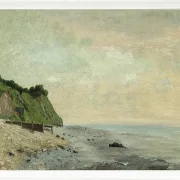 Gustave Courbet – Klippen an der Meeresküste 1865 | Giclée Kunstdruck gerahmt