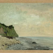 Gustave Courbet – Klippen an der Meeresküste 1865 | Giclée Kunstdruck gerahmt