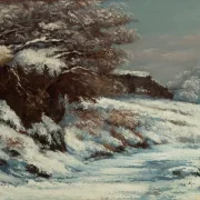 Gustave Courbet | Sne - 1858 | Indrammet kunsttryk | Realisme