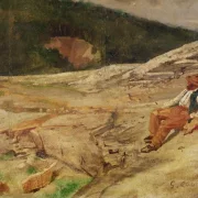 Gustave Courbet | Landskab – 1850 | Gerahmter Kunstdruck | Realismus