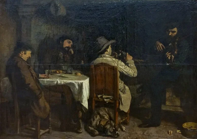 Gustave Courbet | Kleines Gemälde Courbet, Ornans – 1849 | Gerahmter Kunstdruck | Realismus