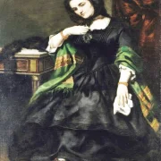 Gustave Courbet | Madame Auguste Cuoq – 1852 | Indrammet kunsttryk | Realisme