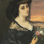 Gustave Courbet | Laure Borreau – 1863 | Indrammet kunsttryk | Realisme