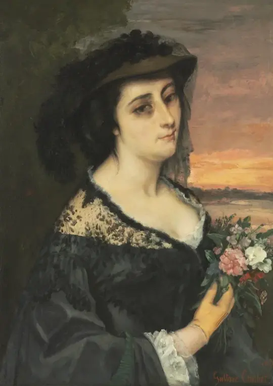 Gustave Courbet | Laure Borreau – 1863 | Indrammet kunsttryk | Realisme