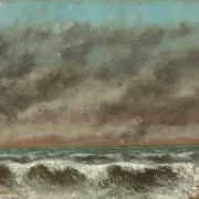 Gustave Courbet – Marine 1869 | Giclée Kunstdruck gerahmt