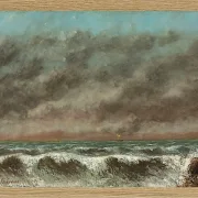 Gustave Courbet – Marine 1869 | Giclée Kunstdruck gerahmt