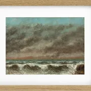 Gustave Courbet – Marine 1869 | Giclée Kunstdruck gerahmt