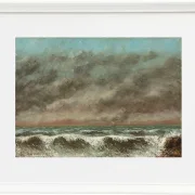 Gustave Courbet – Marine 1869 | Giclée Kunstdruck gerahmt