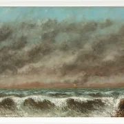 Gustave Courbet – Marine 1869 | Giclée Kunstdruck gerahmt