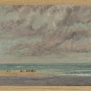 Gustave Courbet – Marine, Les Équilleurs 1872 | Giclée Kunstdruck gerahmt
