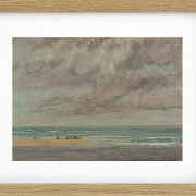 Gustave Courbet – Marine, Les Équilleurs 1872 | Giclée Kunstdruck gerahmt