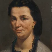 Gustave Courbet | Porträt einer Frau - 1850 | Gerahmter Kunstdruck | Realismus