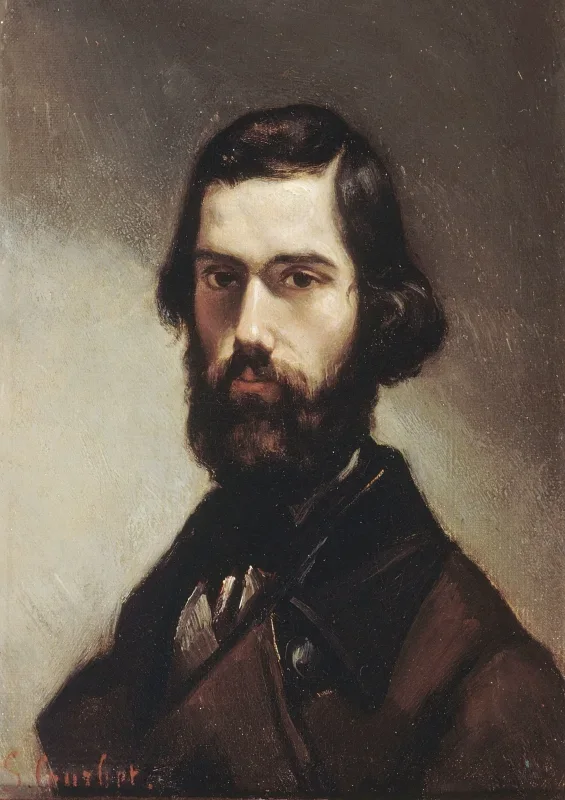 Gustave Courbet | Portræt af Jules Vallès - 1861 | Indrammet kunsttryk | Realisme