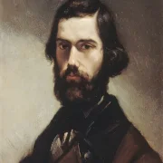 Gustave Courbet | Portræt af Jules Vallès - 1861 | Indrammet kunsttryk | Realisme
