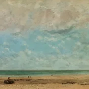 Gustave Courbet | Küstenlandschaft  - 1863 | Gerahmter Kunstdruck | Realismus